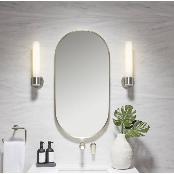 KOHLER Essential Rectangular Wall Mirror, Bathroom / Vanity Mirror with ...